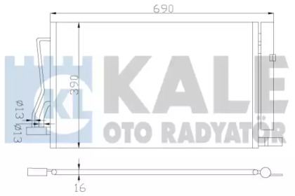 Теплообменник (KALE OTO RADYATÖR: 349600)