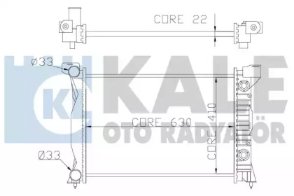 Теплообменник (KALE OTO RADYATÖR: 352900)
