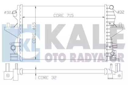 Теплообменник (KALE OTO RADYATÖR: 354000)