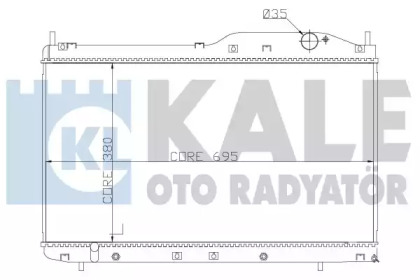 Теплообменник (KALE OTO RADYATÖR: 355300)