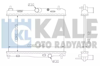 Теплообменник (KALE OTO RADYATÖR: 356100)