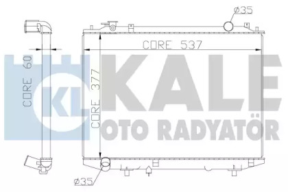 Теплообменник (KALE OTO RADYATÖR: 356200)