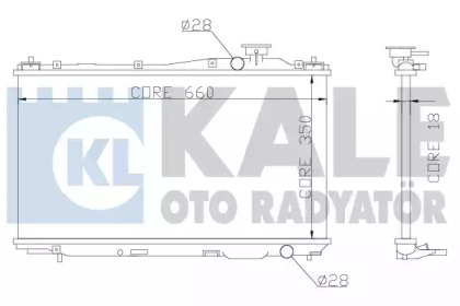 Теплообменник (KALE OTO RADYATÖR: 357000)