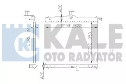 Теплообменник (KALE OTO RADYATÖR: 358300)