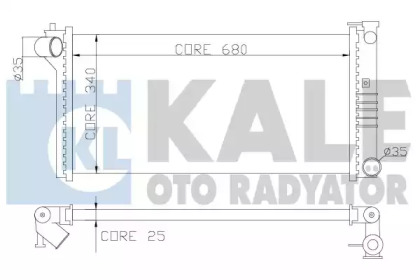 Теплообменник (KALE OTO RADYATÖR: 359600)