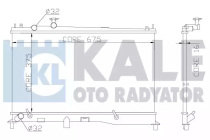 Теплообменник (KALE OTO RADYATÖR: 360000)