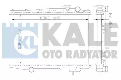 Теплообменник (KALE OTO RADYATÖR: 362700)