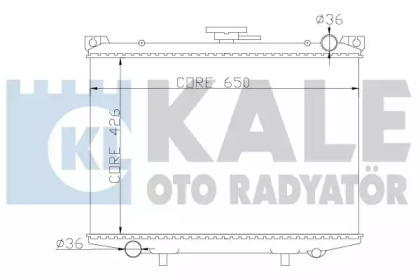 Теплообменник (KALE OTO RADYATÖR: 362800)