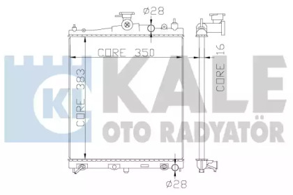 Теплообменник (KALE OTO RADYATÖR: 363200)