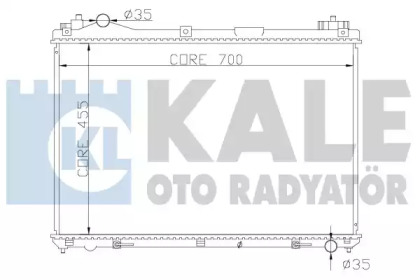 Теплообменник (KALE OTO RADYATÖR: 365400)