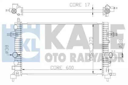 Теплообменник (KALE OTO RADYATÖR: 371200)