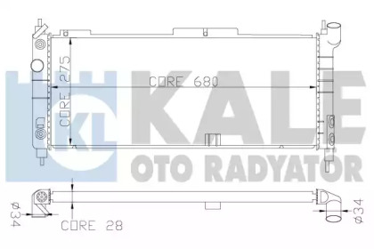 Теплообменник (KALE OTO RADYATÖR: 371400)