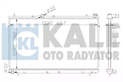 Теплообменник (KALE OTO RADYATÖR: 372400)