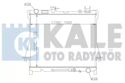 Теплообменник (KALE OTO RADYATÖR: 384300)