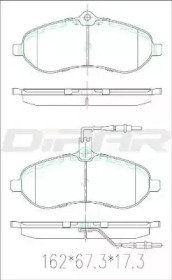 Комплект тормозных колодок (DITAS: DFB2934)