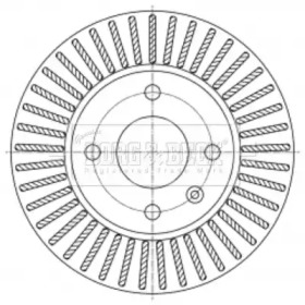 Тормозной диск (BORG & BECK: BBD5456)