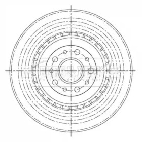 Тормозной диск (BORG & BECK: BBD5245)