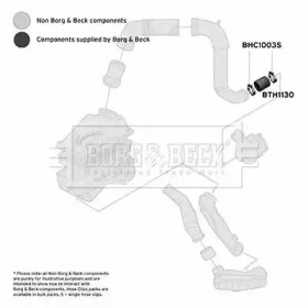 Шлангопровод (BORG & BECK: BTH1130)