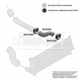 Шлангопровод (BORG & BECK: BTH1309)