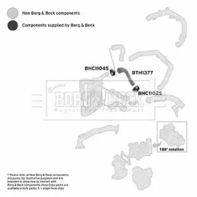 Шлангопровод (BORG & BECK: BTH1377)