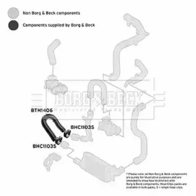 Шлангопровод (BORG & BECK: BTH1406)