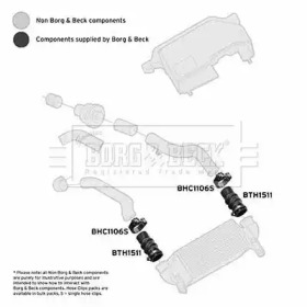 Шлангопровод (BORG & BECK: BTH1511)