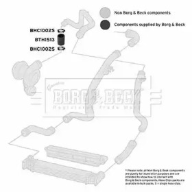 Шлангопровод (BORG & BECK: BTH1513)