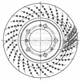 Тормозной диск (BORG & BECK: BBD5763S)