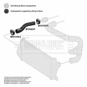 Шлангопровод (BORG & BECK: BTH1637)