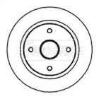 Тормозной диск (BORG & BECK: BBD4011)