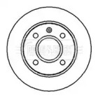 Тормозной диск (BORG & BECK: BBD4016)