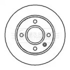 Тормозной диск (BORG & BECK: BBD4025)