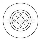 Тормозной диск (BORG & BECK: BBD4056)