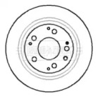 Тормозной диск (BORG & BECK: BBD4091)