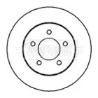 Тормозной диск (BORG & BECK: BBD4122)