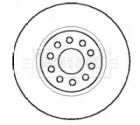 Тормозной диск (BORG & BECK: BBD4124)
