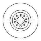 Тормозной диск (BORG & BECK: BBD4128)