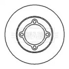 Тормозной диск (BORG & BECK: BBD4143)