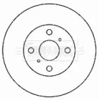 Тормозной диск (BORG & BECK: BBD4167)