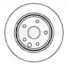 Тормозной диск (BORG & BECK: BBD4189)