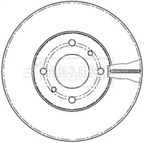 Тормозной диск (BORG & BECK: BBD4232)