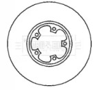 Тормозной диск (BORG & BECK: BBD4241)
