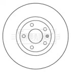 Тормозной диск (BORG & BECK: BBD4243)