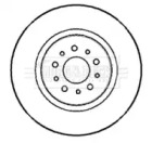 Тормозной диск (BORG & BECK: BBD4259)