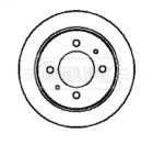 Тормозной диск (BORG & BECK: BBD4268)