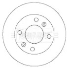 Тормозной диск (BORG & BECK: BBD4342)