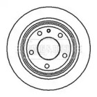 Тормозной диск (BORG & BECK: BBD4422)