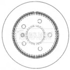 Тормозной диск (BORG & BECK: BBD4487)