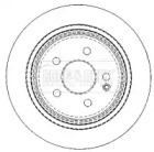 Тормозной диск (BORG & BECK: BBD4489)