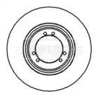 Тормозной диск (BORG & BECK: BBD4498)